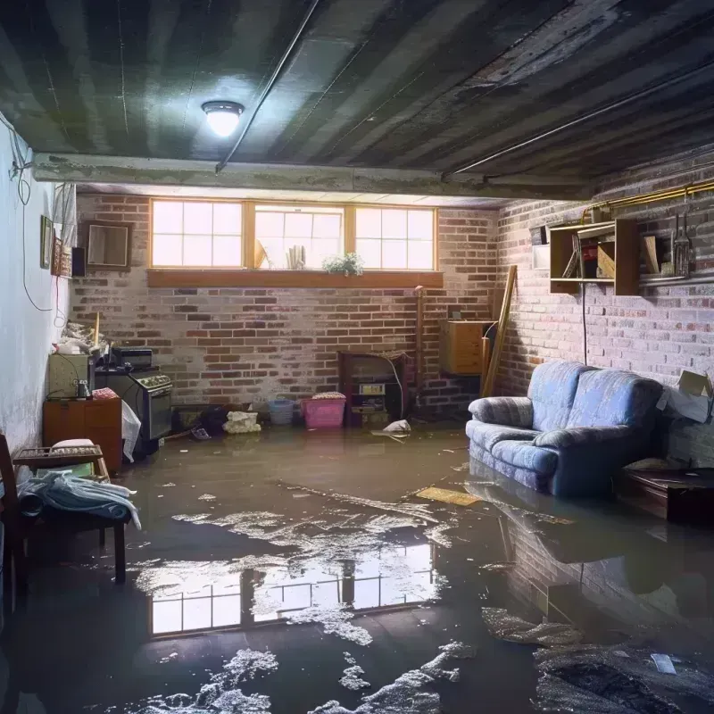 Flooded Basement Cleanup in DeWitt County, TX